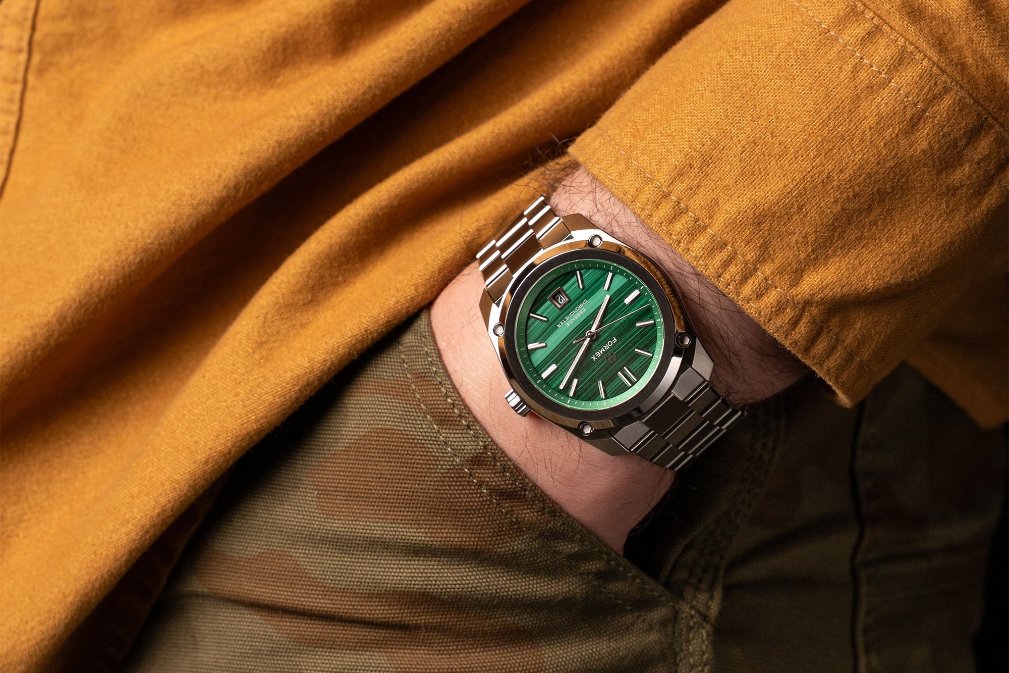 The Formex Essence 41 Automatic Chronometer Malachite