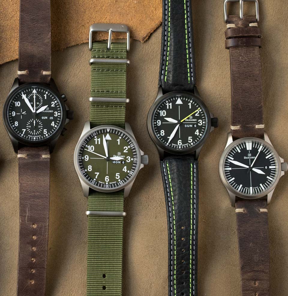 Chronographs | Models without manufactory movement | Current collection | DAMASKO  Watch Manufactory | Made in GERMANY