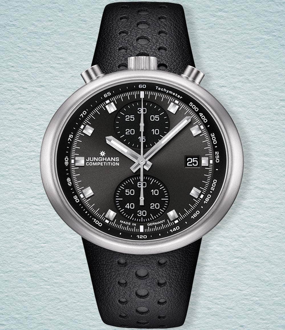 Junghans Watch Black 1972 Competition Automatic