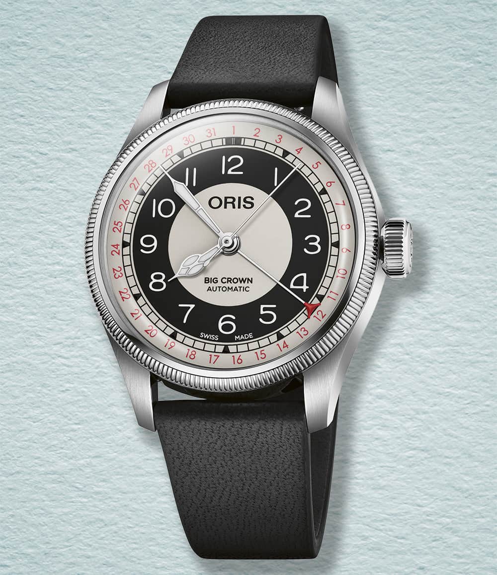 Oris Watch Bullseye Big Crown Pointer Date 