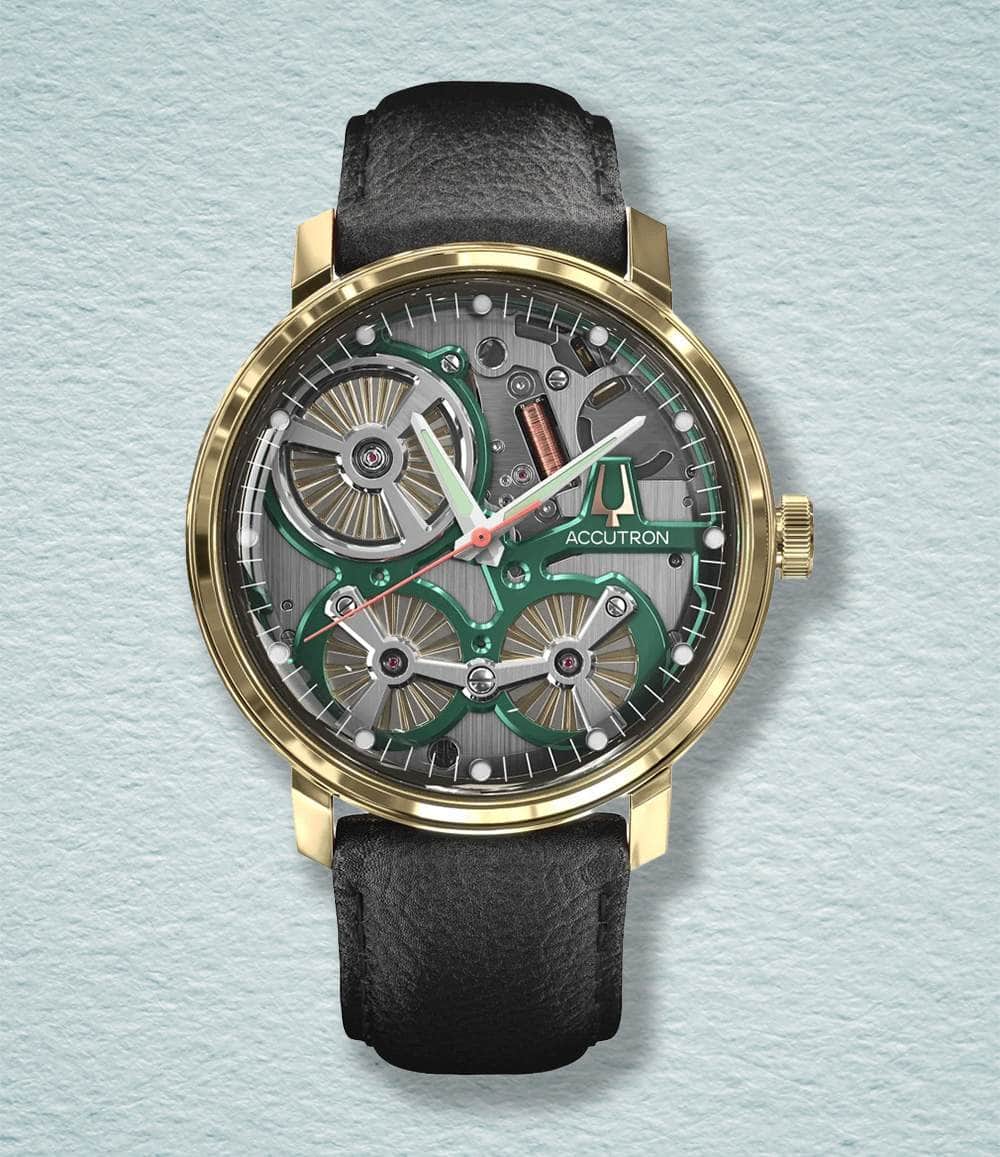 Accutron Watch 18K Limited Edition Accutron Spaceview 2020 60th Anniversary Limited Edition (18K Gold)