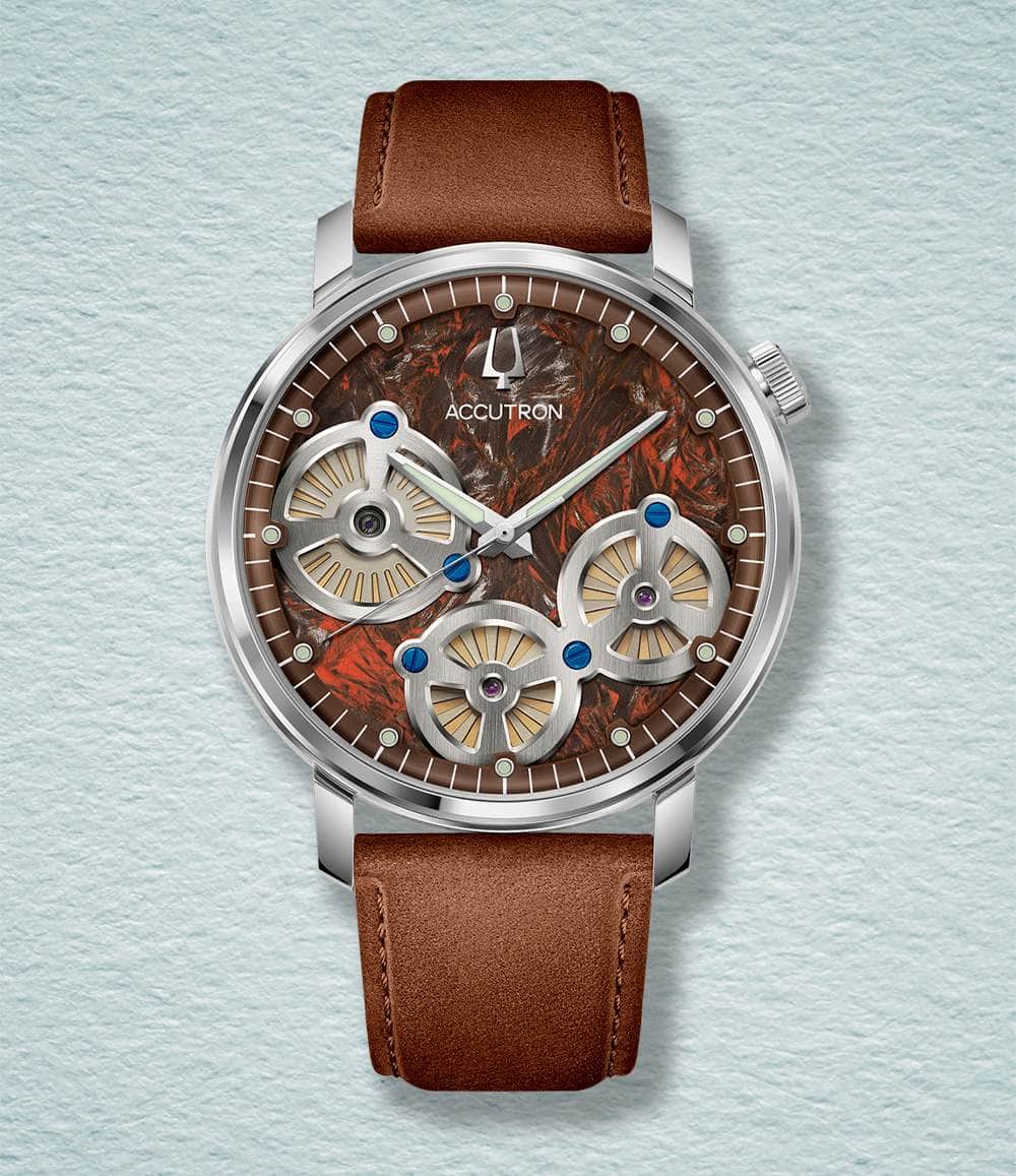 Accutron Watch Red Spaceview Evolution Electrostatic