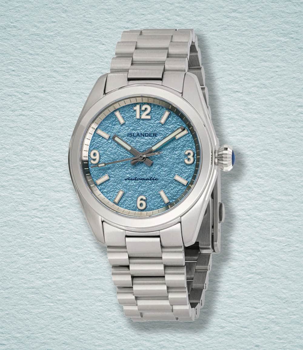 Islander Watch Blue Islander Brookville Calligraphy Edition
