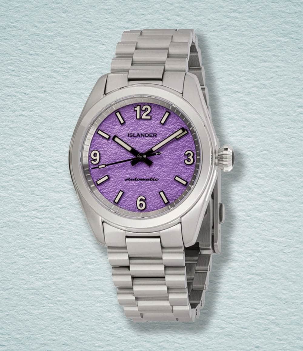 Islander Watch Purple Islander Brookville Calligraphy Edition