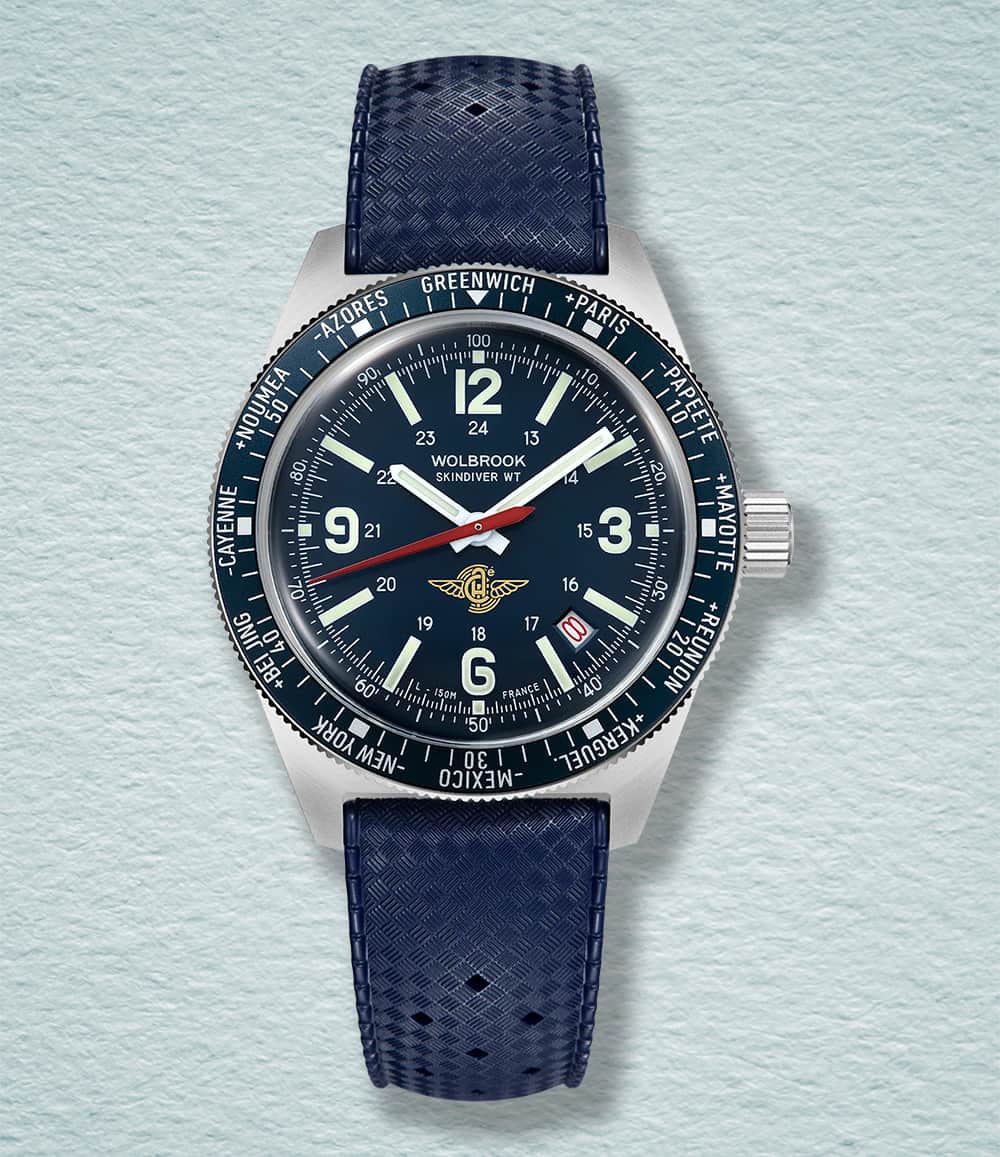 Wolbrook Watch Aéro-Club de France Wolbrook Skindiver WT Automatic — Aéro-Club de France Special Edition