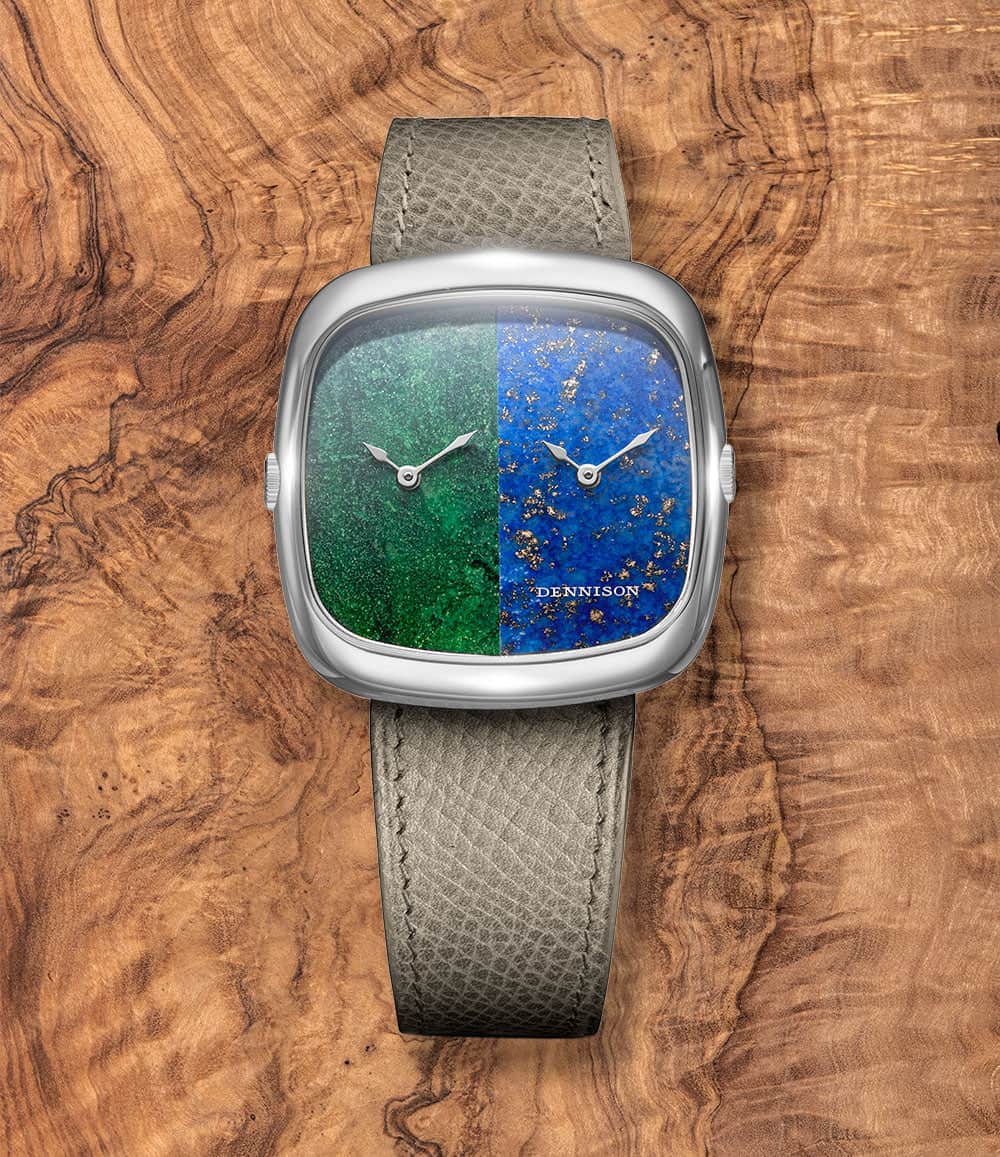 Dennison Watch Bloodstone & Lapis / Stainless Steel Dennison ALD Dual Time Watches