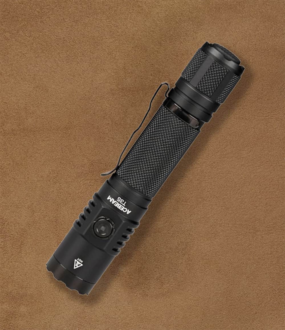 CountyComm EDC Acebeam T35 CRTF 18650 Dual Switch Flashlight
