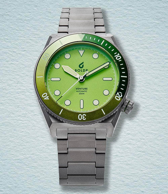 BOLDR Supply Co Watch Green Star / Bracelet Venture Diver