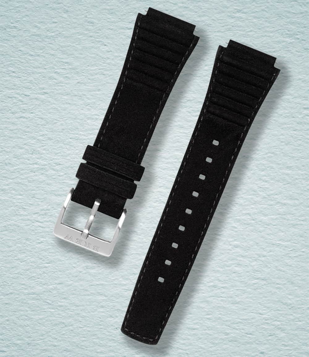 Brew Watch Co. Strap Brew Black Suede Metric Strap