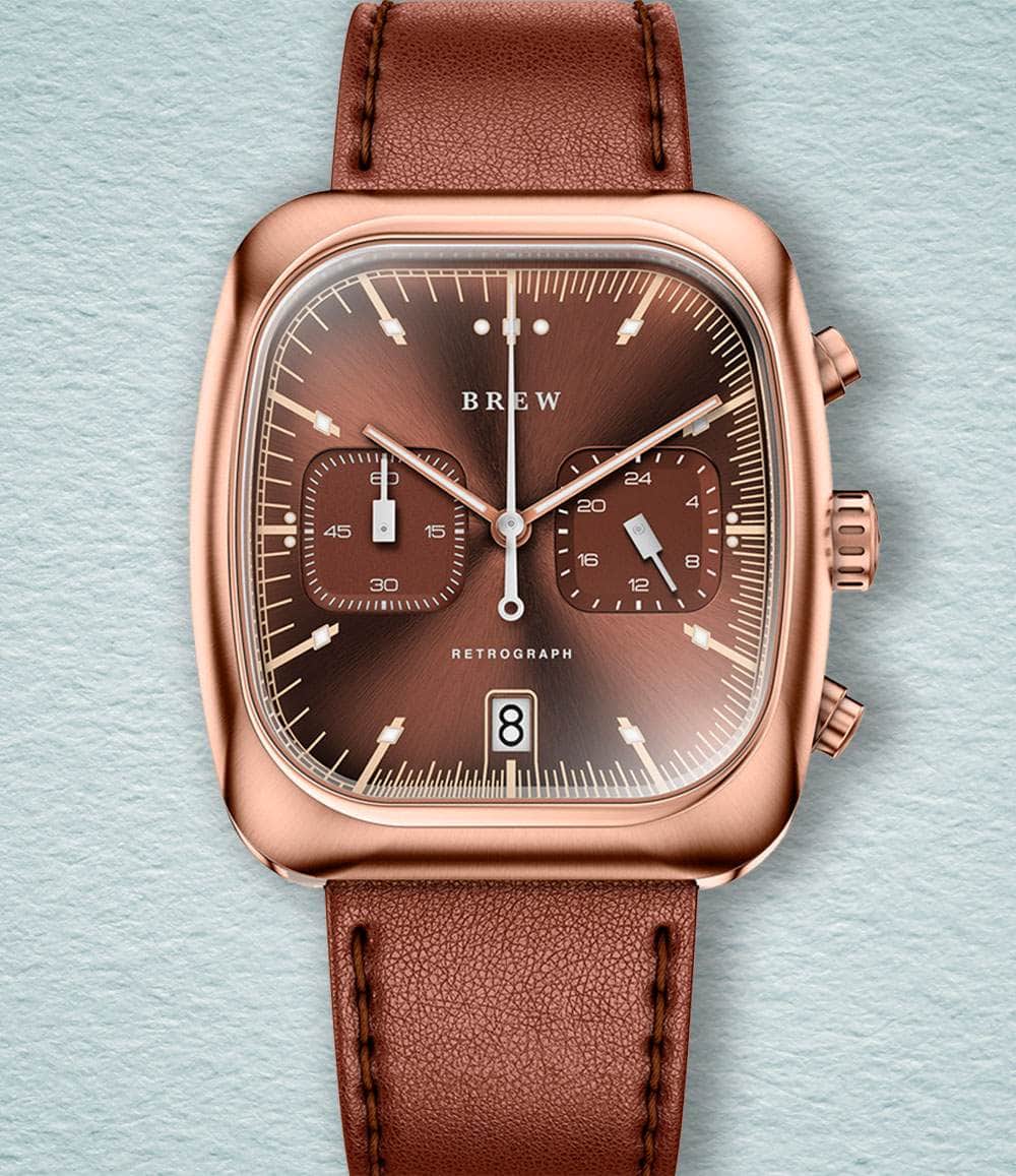 Brew Watch Co. Watch Espresso Brew Retrograph