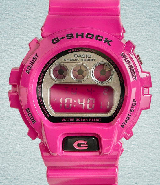 G-Shock Watch Hot Pink Retro Colors