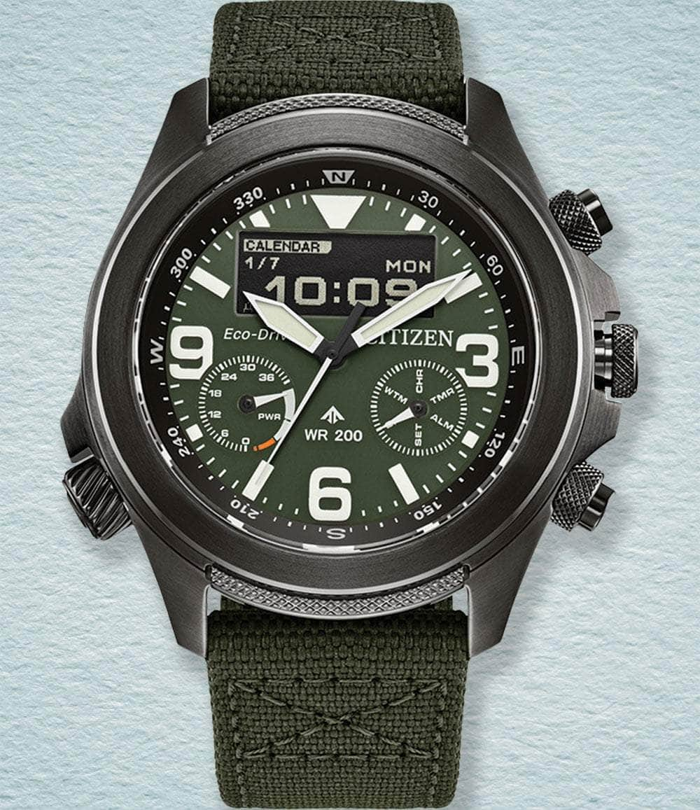 Citizen Watch Green Promaster Land