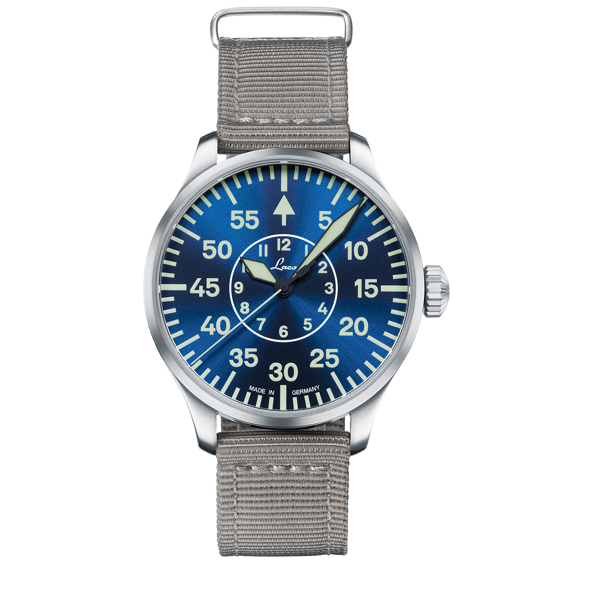 Laco Watch Aachen Blaue Stunde 42 | Blue Dial Watch