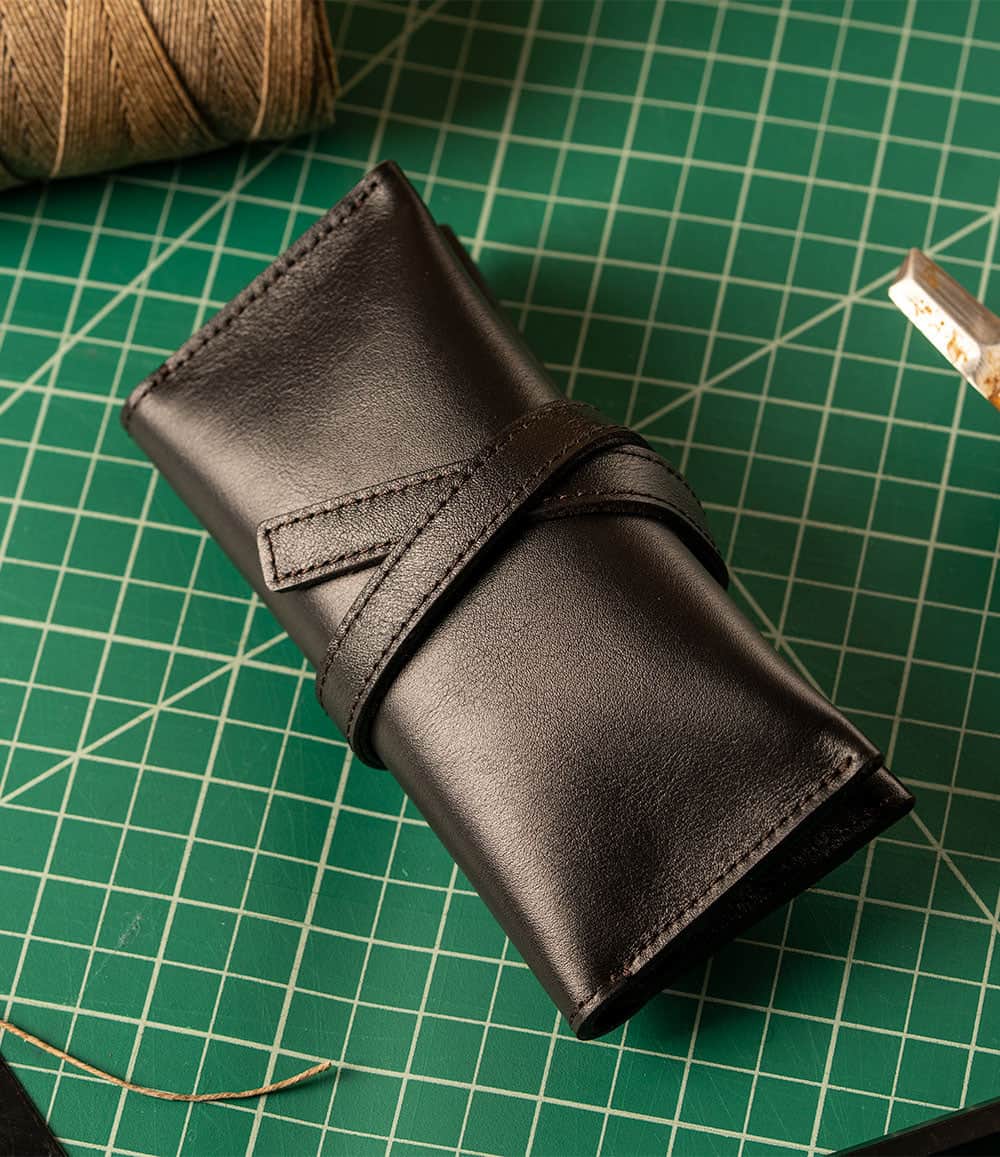 Convoy Co Accessory Dark Chocolate Duo Watch Roll