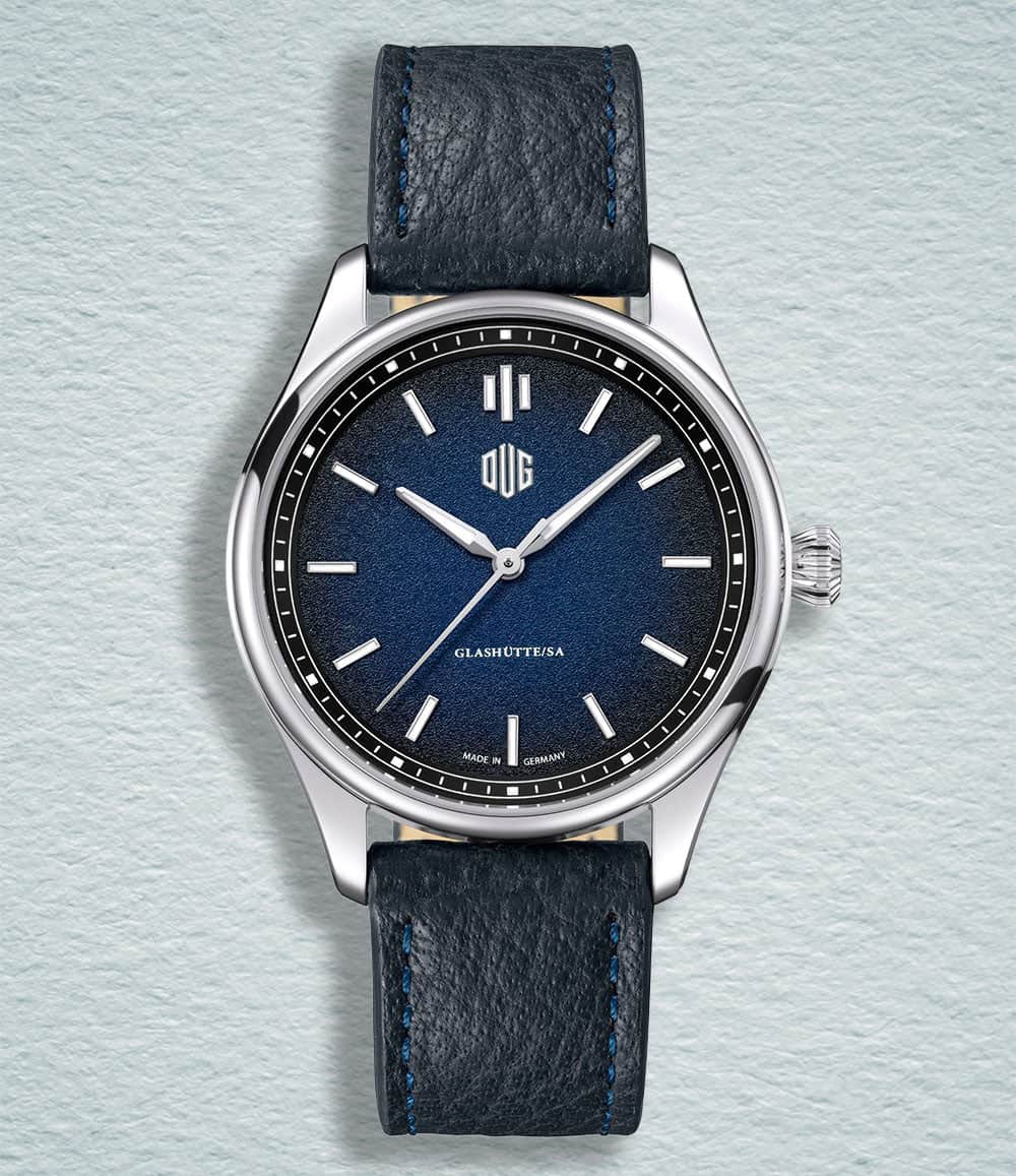DUG Watch Blue / No-Date / Blue Purist Type 1