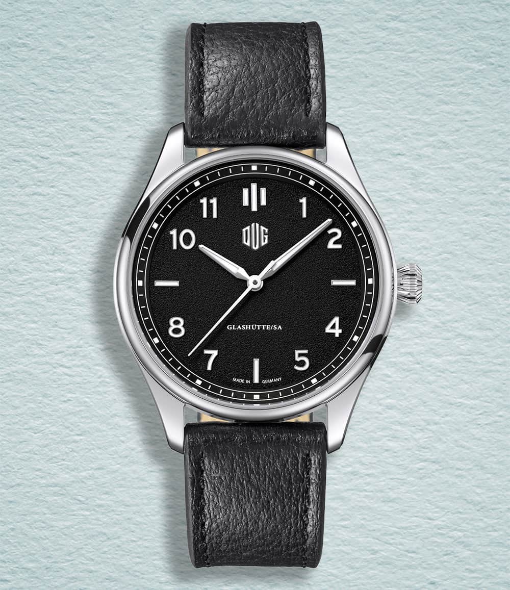 DUG Watch Black / No-Date / Black Purist Type 2