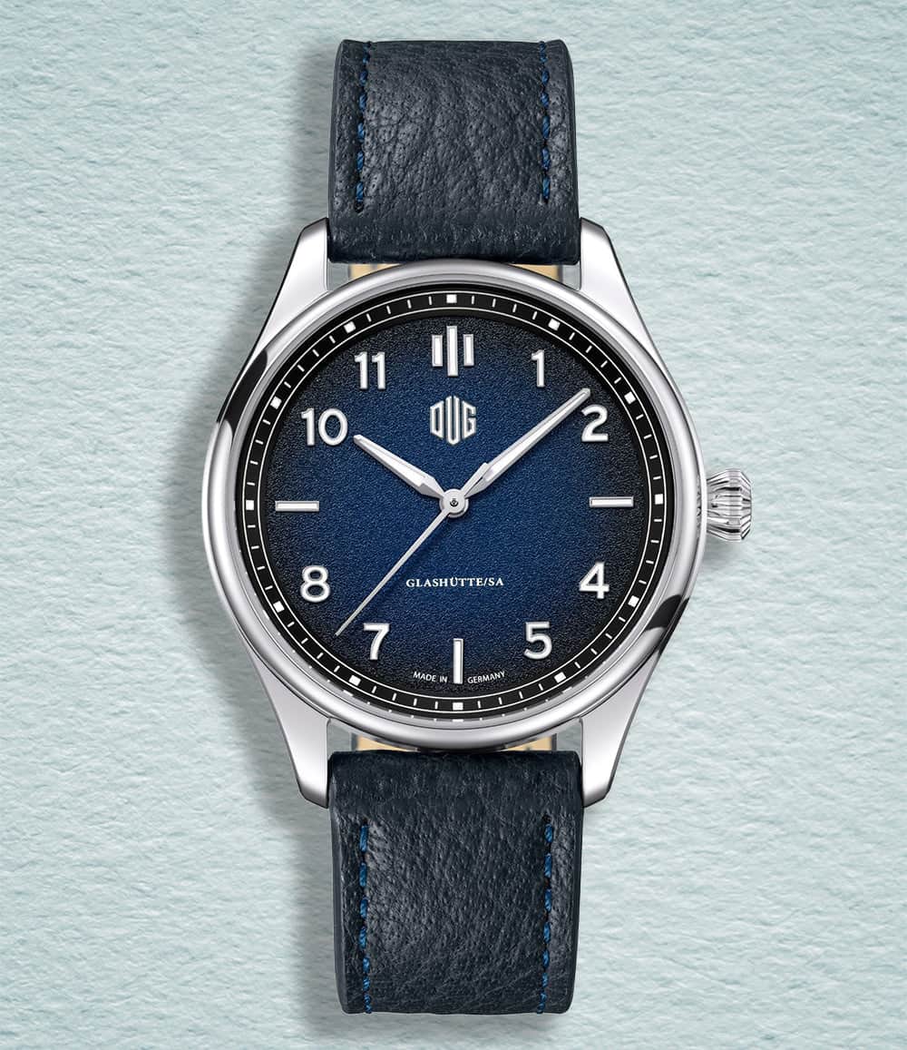 DUG Watch Blue / No-Date / Blue Purist Type 2