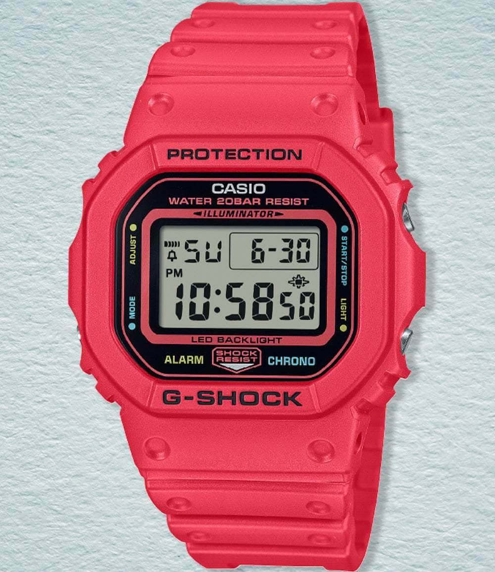 G-Shock Watch Red Energy Pack DW5600EP