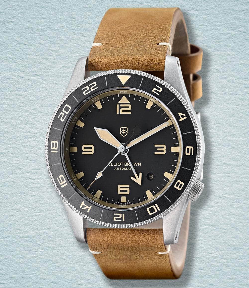 Elliot Brown Watch Steel Holton Auto GMT