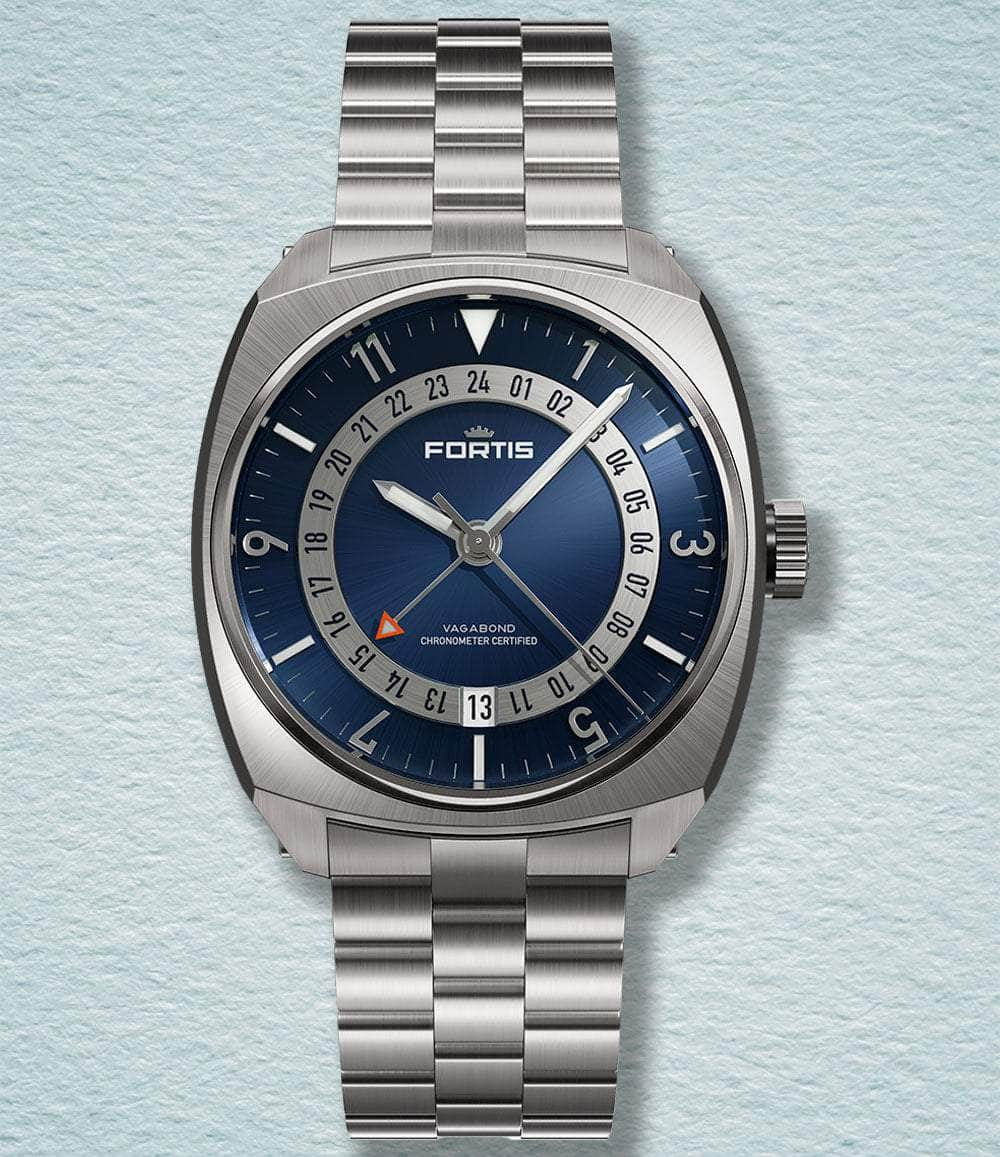 Fortis Watch Blue Dusk Vagabond V-40