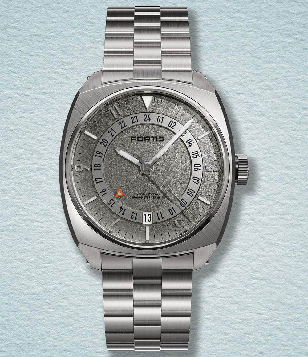 Fortis Watch Stormy Gray Vagabond V-40