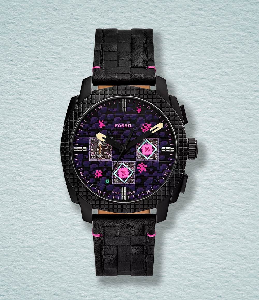 Fossil Watch The End Minecraft x Fossil Limited-Edition Chronograph Watch