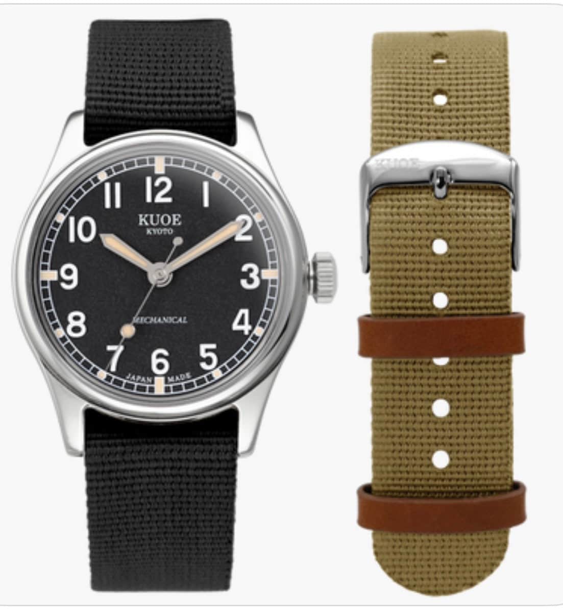 Windup Watch Shop Watch Kuoe os90002-nd-bk-nato-sa Showroom Custom Orders