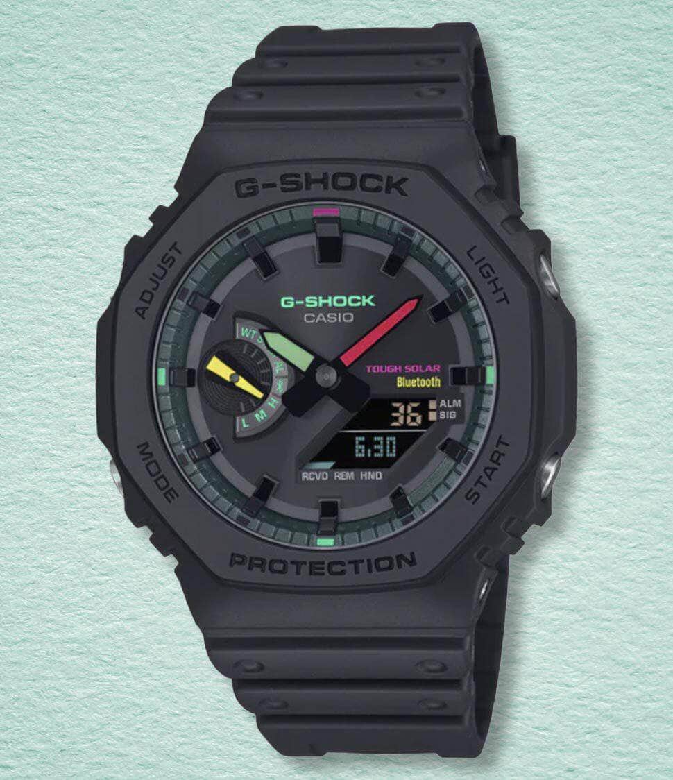G-Shock Watch GAB2100MF-1A Multi-Fluorescent