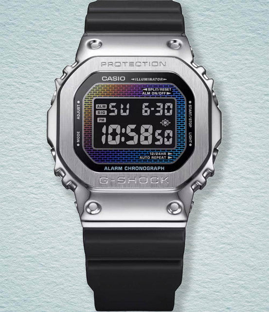 G-Shock Watch GM5600RW-1 Rainbow Brick Wall