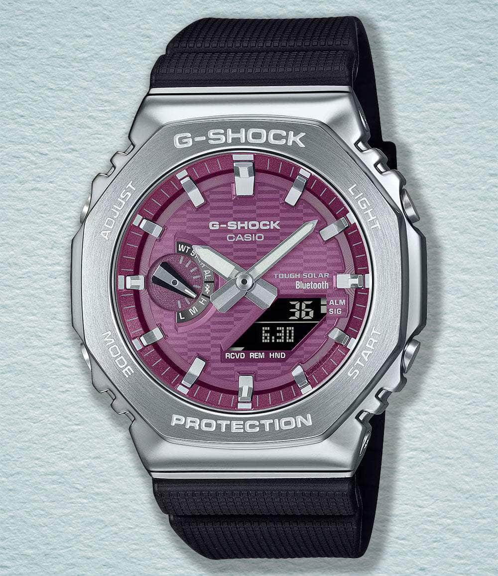 G-SHOCK Watch Red GBM‑2100A Vapor Deposited Series