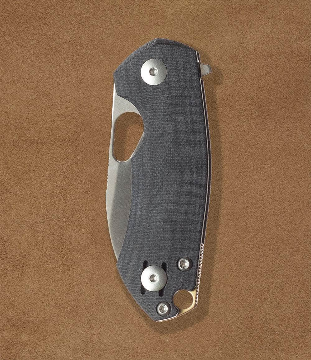 Giant Mouse EDC Black Micarta Ace Riv