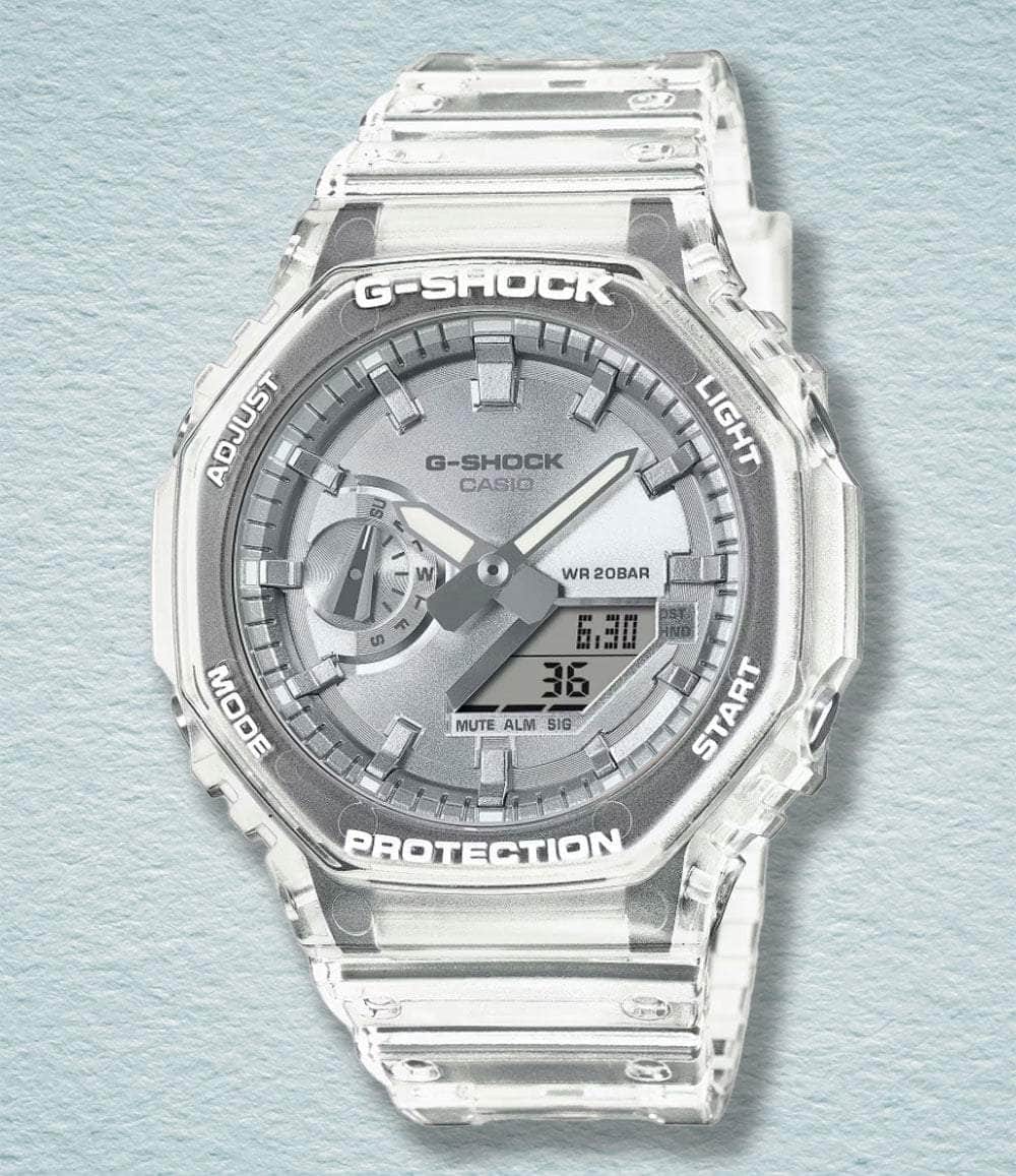 G-SHOCK Watch Silver Bright Metallic GA2100BM