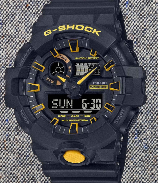 G-Shock Watch GA700CY-1A Caution Yellow