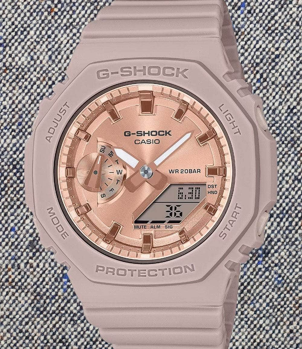 G-Shock Watch Pink GMAS2100MD Rose Gold Series