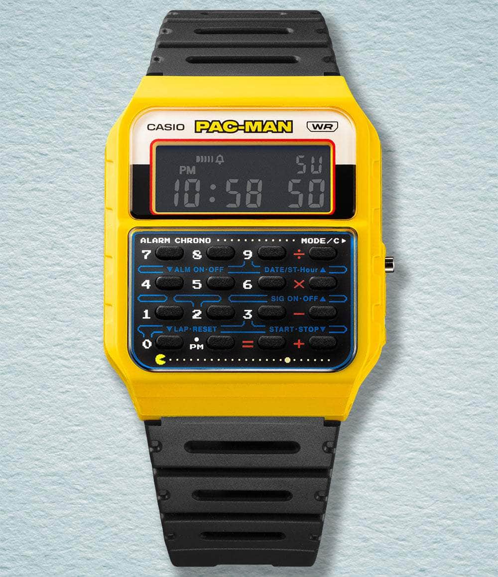 Casio Watch CA35WPC-1B-1A Pac-Man