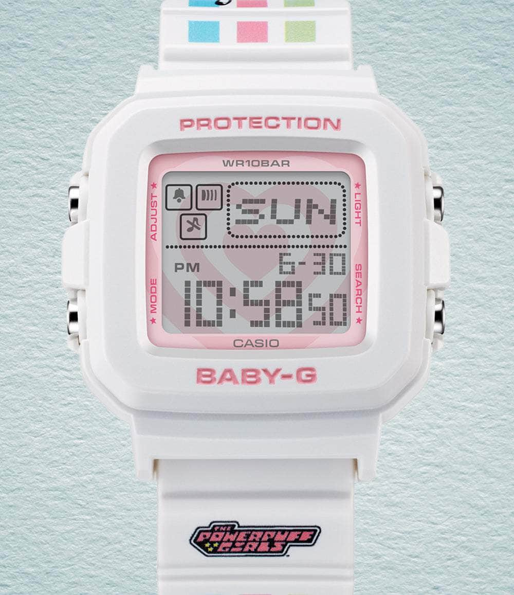 G-Shock Watch Powerpuff Girls Powerpuff Girls x Baby-G+PLUS