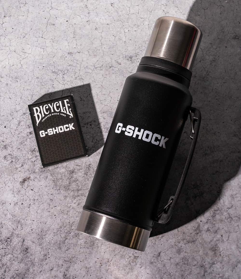 G-SHOCK singleton_gift G-SHOCK Thermos and Playing Cards