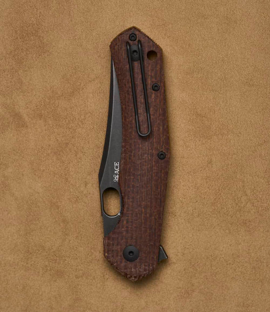 Giant Mouse EDC Burlap Micarta Jutland