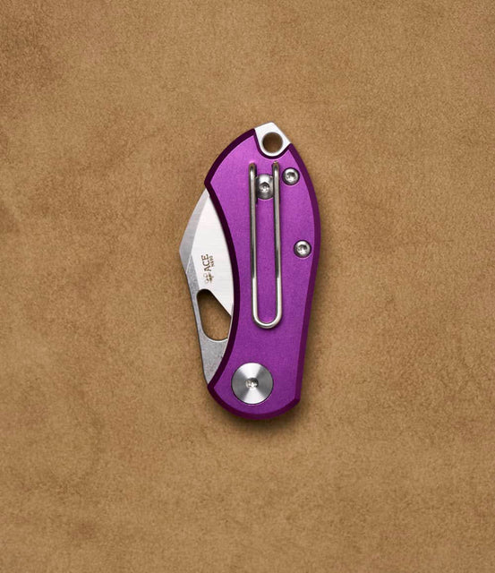 Giant Mouse EDC Purple Aluminum Ace Nibbler