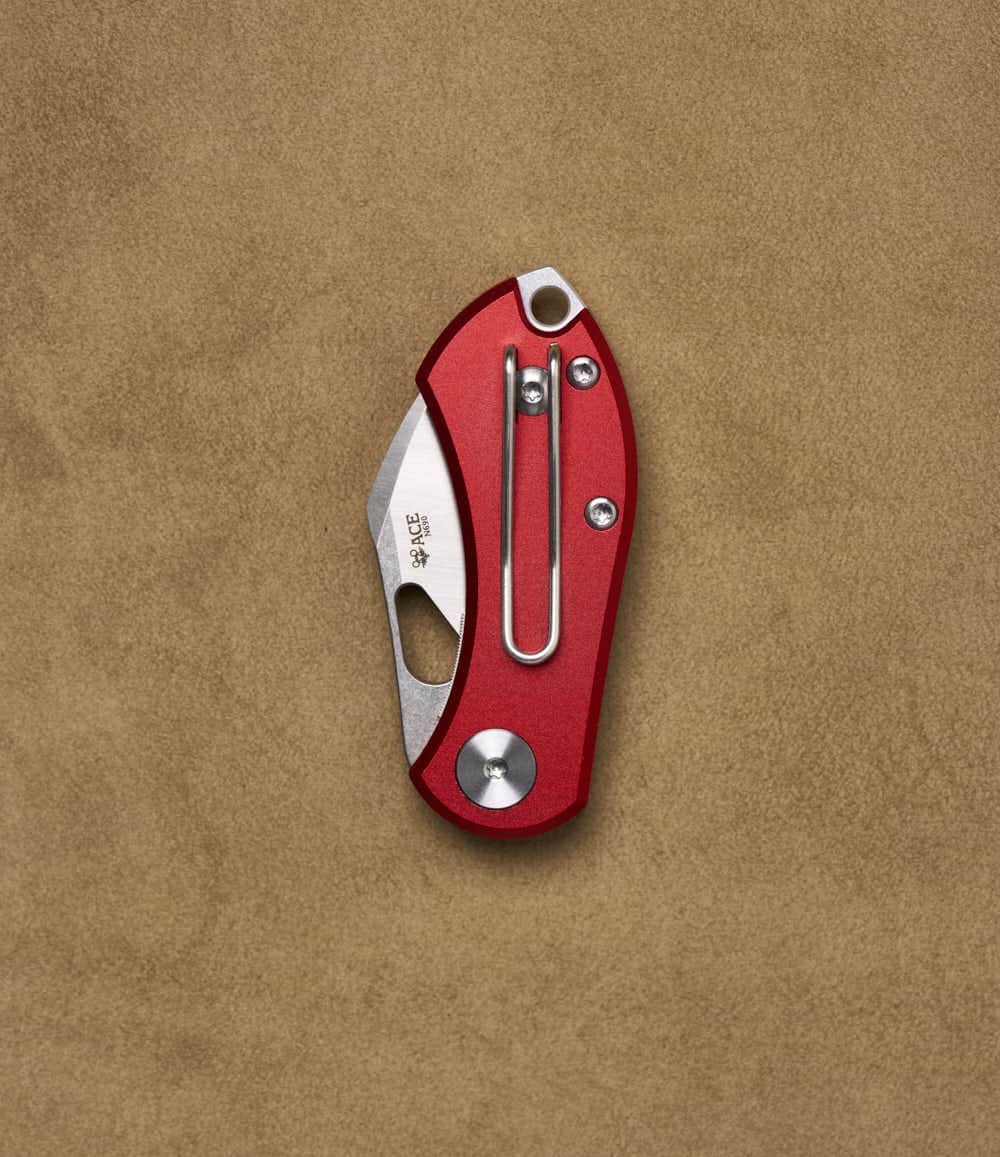 Giant Mouse EDC Red Aaluminum Ace Nibbler