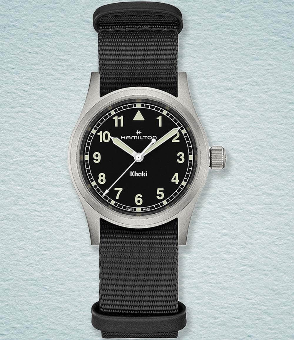 Hamilton Watch Black Khaki Field Quartz 33mm