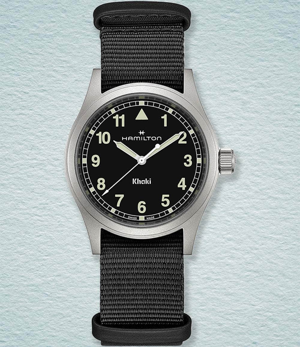 Hamilton Watch Black Khaki Field Quartz 38mm