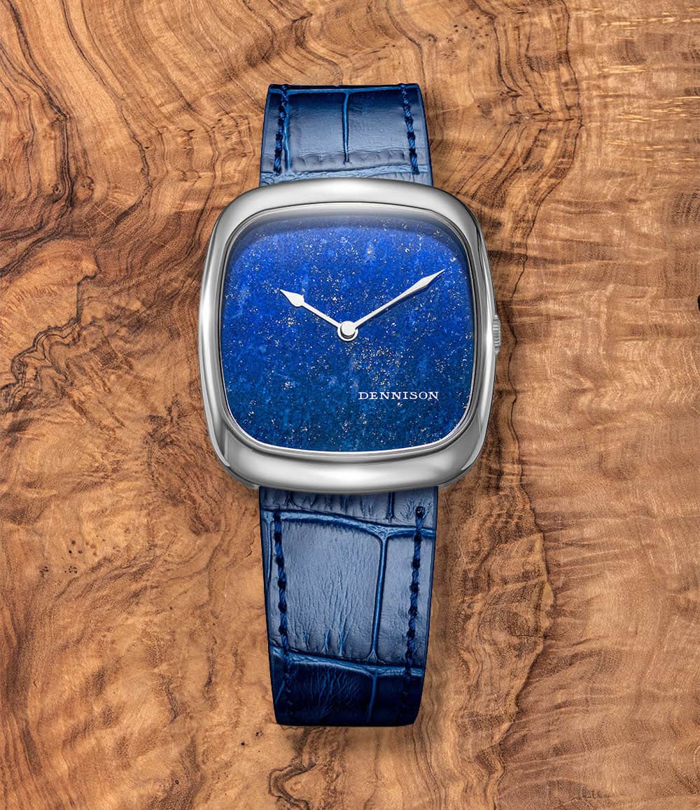 Dennison Watch Natural Stone Lapis Lazuli / Stainless Steel Dennison ALD Stone Dial Watch Collection