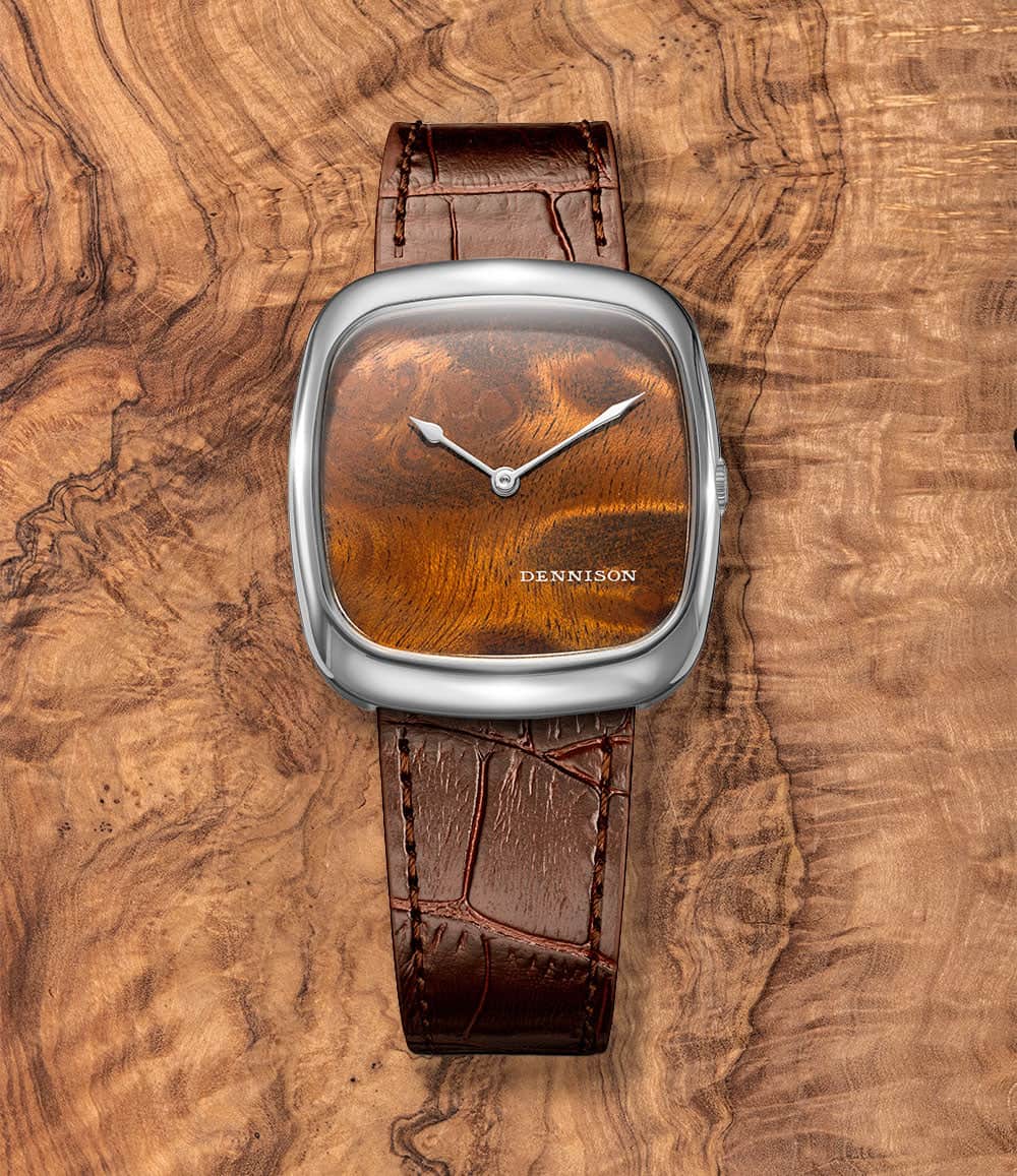 Dennison Watch Natural Wood / Stainless Steel Dennison ALD Stone Dial Watch Collection