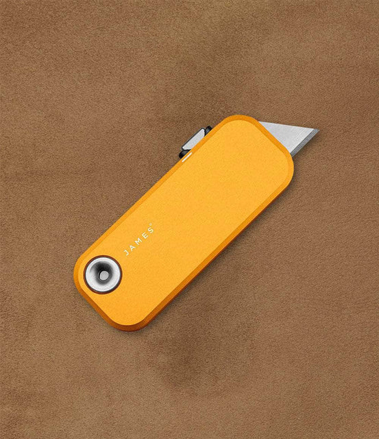 The James Brand EDC Canary + Turquoise The Palmer