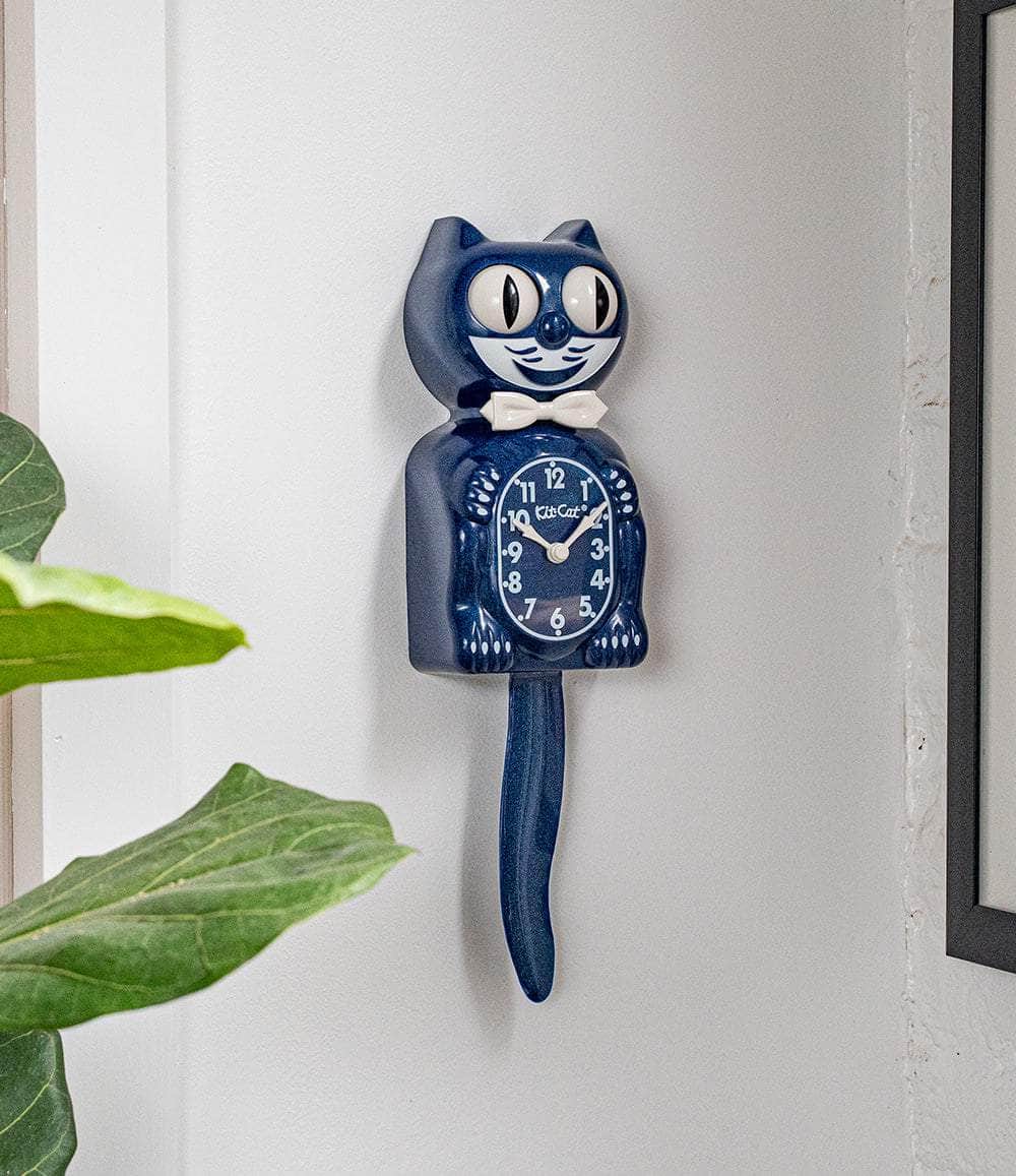 California Clock Company Clock Blue Kit-Cat Klock