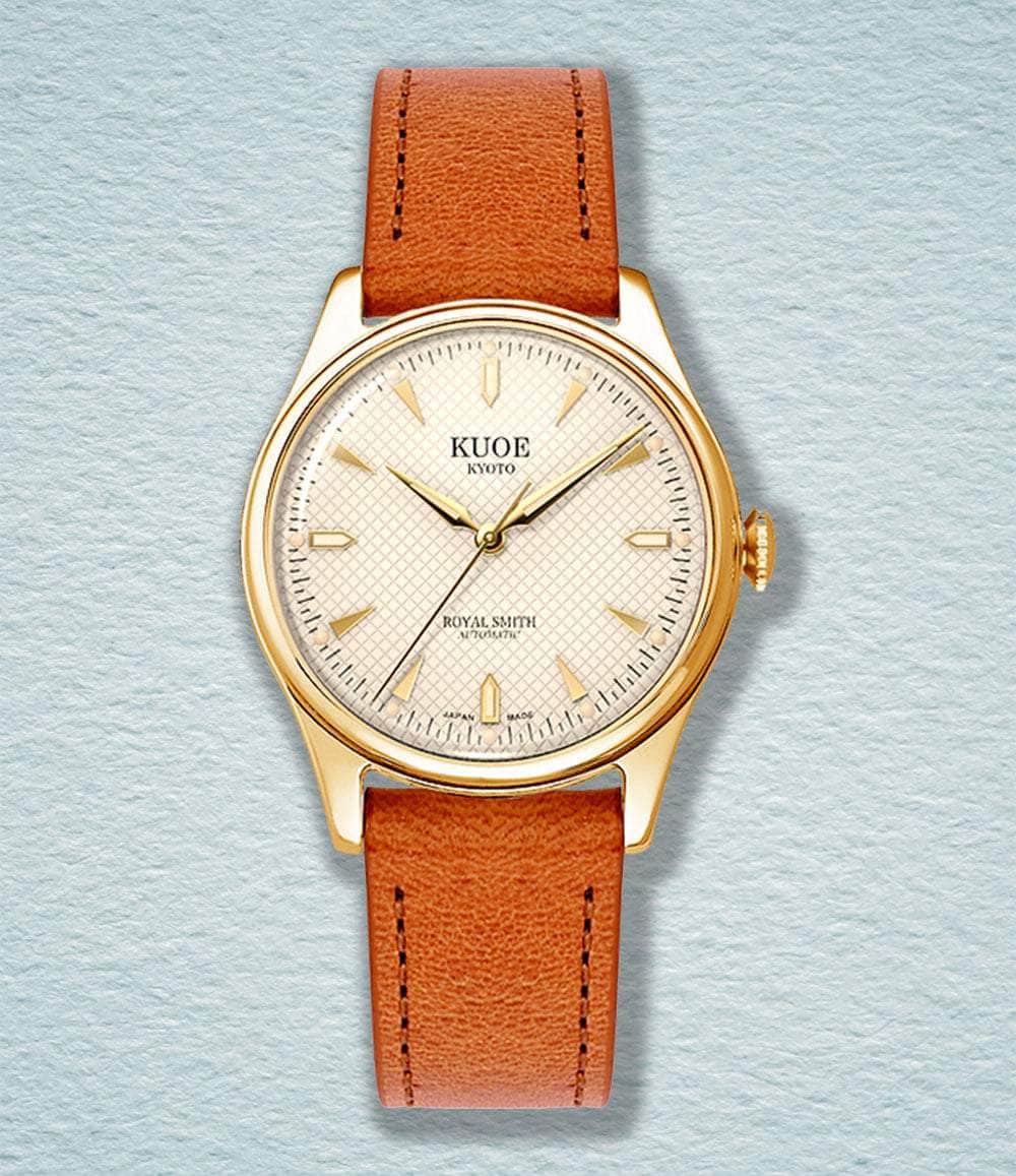 Kuoe Kyoto Watch Gold PVD ROYAL SMITH 90-006 35mm