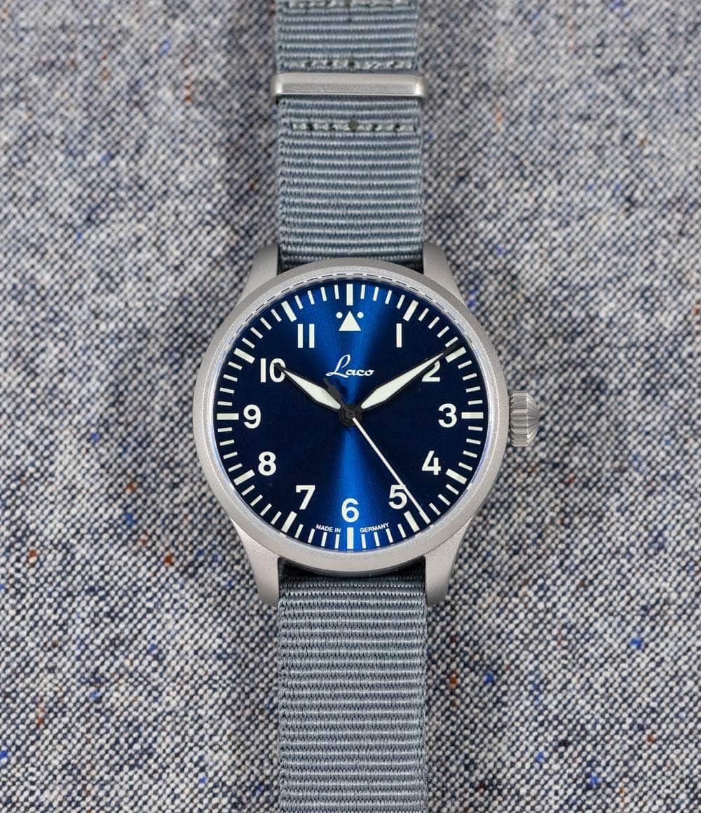 Laco Watch Augsburg Blaue Stunde 39mm Automatic | Blue Dial