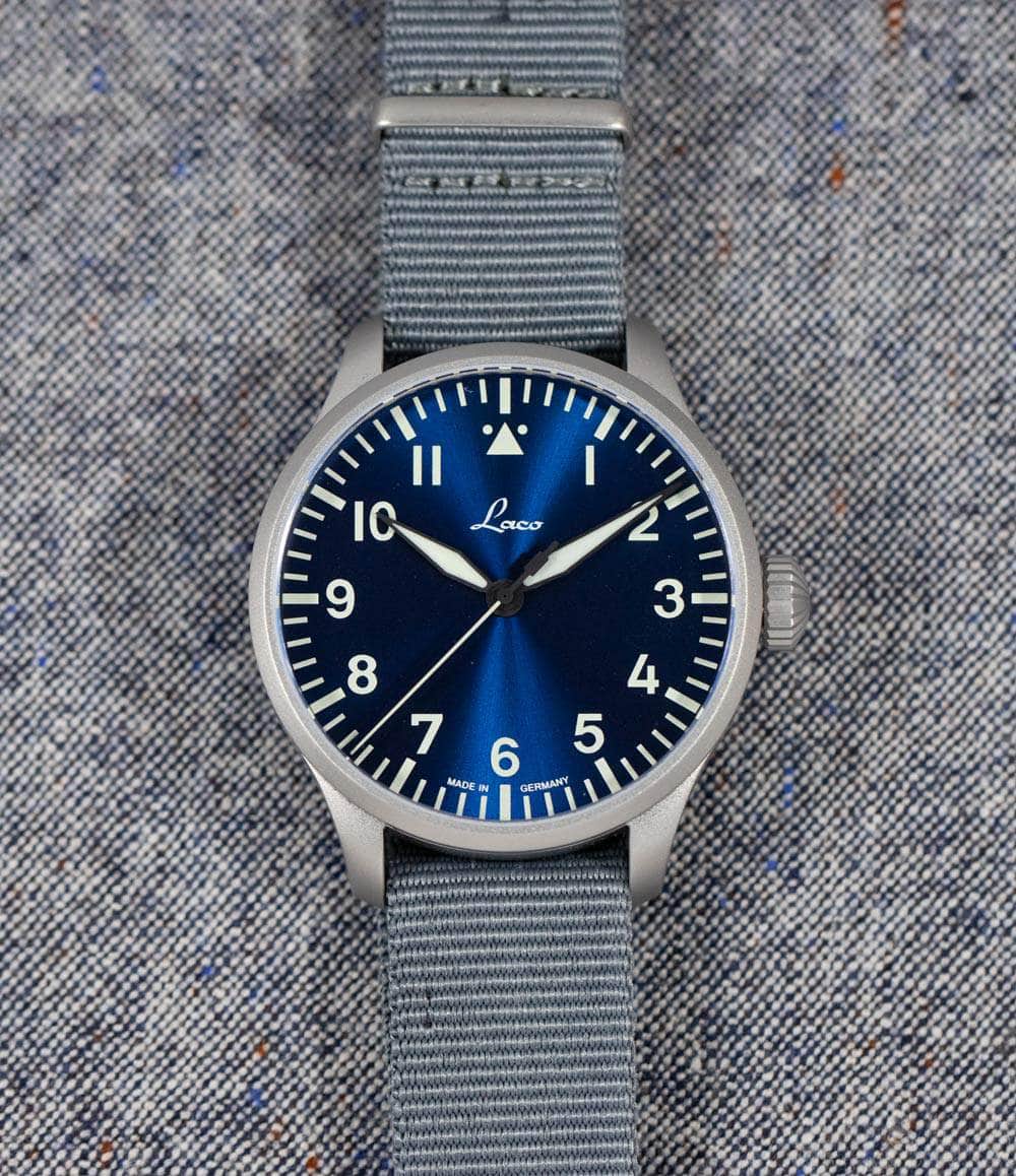 Laco Watch Augsburg Blaue Stunde 42mm Automatic | Blue Dial