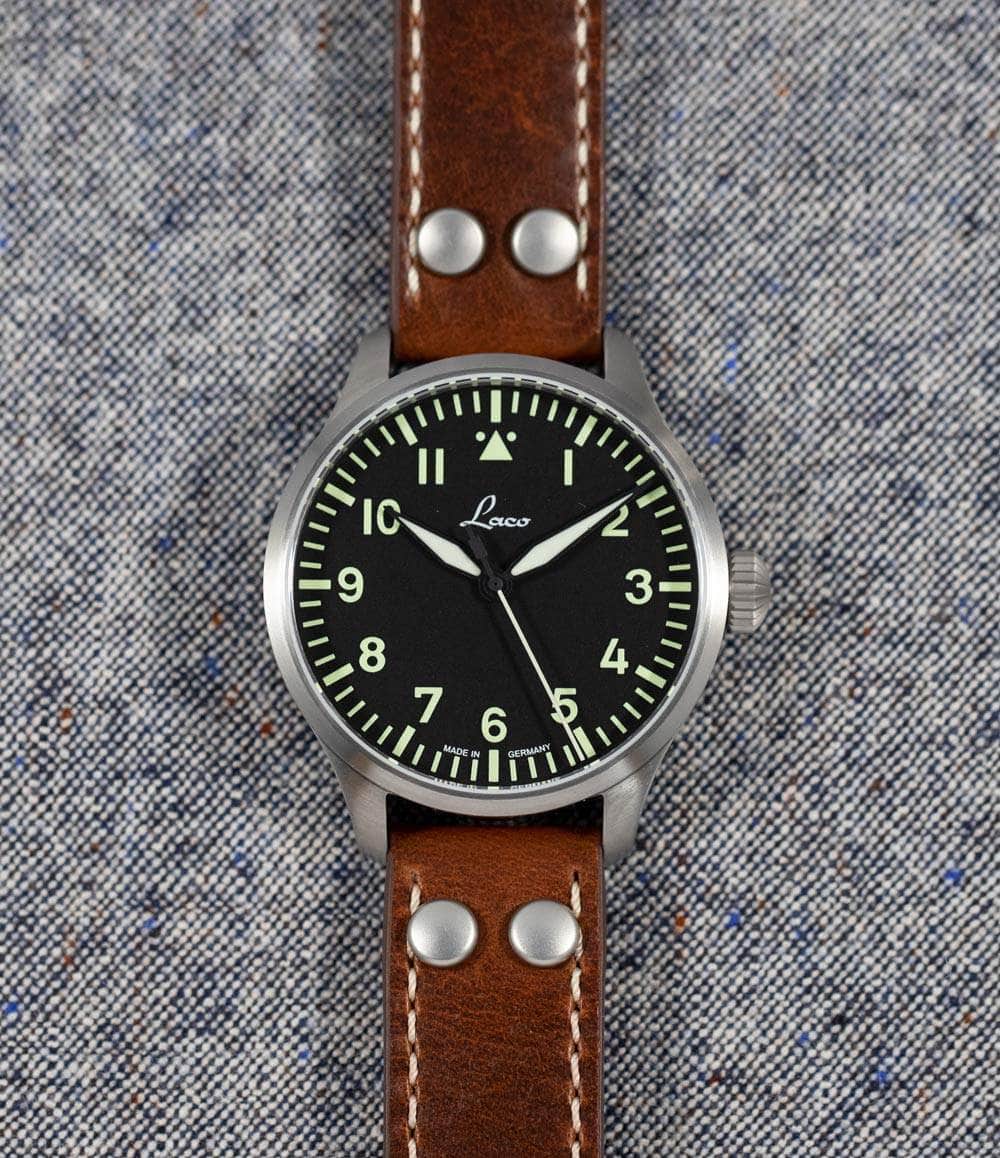 Laco Watch Augsburg 39mm Automatic | Black Dial